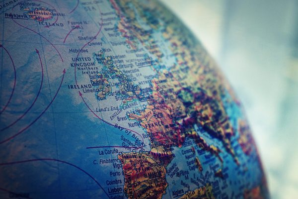 pexels-photo-1098515-1098515 Detailed close-up of a globe showing parts of Europe and the Atlantic Ocean.